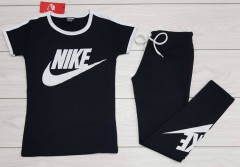 NIKE Ladies Tuekey 2 Pcs Set (BLACK) (S - M - L - XL )