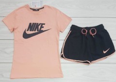 NIKE Ladies Turkey Shorty Set (PINK - BLACK) (S - M - L - XL) 