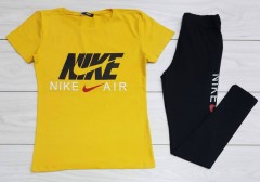 NIKE Ladies Turkey 2 Pcs Set (DARK YELLOW - BLACK) (S - M - L - XL)