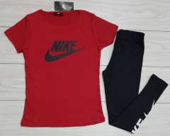 NIKE Ladies Turkey 2 Pcs Set (RED - BLACK) (S - M - L - XL)
