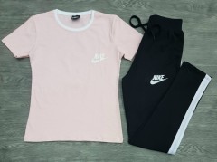 NIKE Ladies Turkey 2 Pcs Set (LIGHT PINK - BLACK) (S - M - L - XL) 
