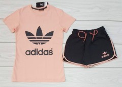 ADIDAS Ladies Turkey Shorty Set (PINK - BLACK) (S - M - L - XL)