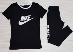 NIKE Ladies Turkey 2 Pcs Set (BLACK) (S - M - L - XL)