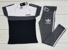 NIKE Ladies Turkey 2 Pcs Set (BLACK - DARK GRAY) (S - M - L - XL)