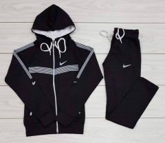 NIKE Turkey Ladies 2 Pcs Sweatshirt + Pant (BLACK) (S - M - L - XL )