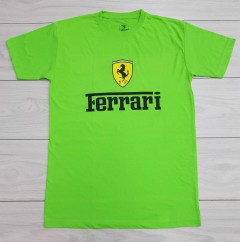 FERRARI Mens T-Shirt (GREEN) (S - L - XXL ) 