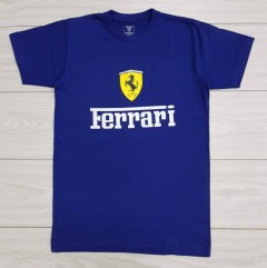 FERRARI Mens T-Shirt (BLUE) (S - M - L - XL - XXL )