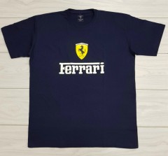 FERRARI Mens T-Shirt (NAVY) (XL - XXL )