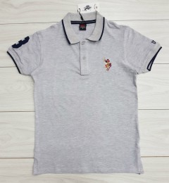 U.S.POLO ASSN Mens Polo Shirt (GRAY) (S - M - L - XL )