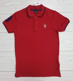 U.S.POLO ASSN Mens Polo Shirt (RED) (S - M - L - XL )