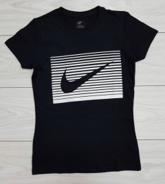 NIKE Ladies T-Shirt (BLACK) (S - M - L - XL)