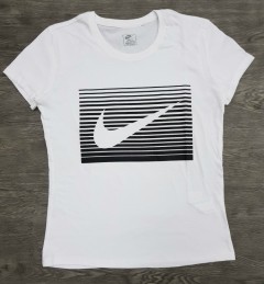 NIKE Ladies T-Shirt (WHITE) (S - M - L - XL)