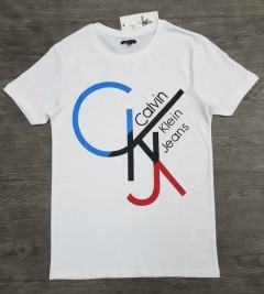 CALVIN KLEIN Mens T-Shirt (WHITE) (S - M - L - XL ) 