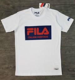 FILA Mens T-Shirt (WHITE) (S - M - L - XL )