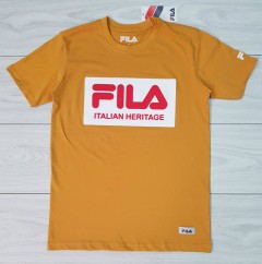 FILA Mens T-Shirt (DARK YELLOW) (S - M - L - XL ) 