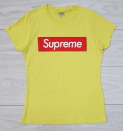 SUPREME Ladies T-Shirt (YELLOW) (S - M - L - XL - XXL)