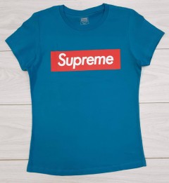 SUPREME Ladies T-Shirt (BLUE - GREEN) (S - M - L - XL - XXL)