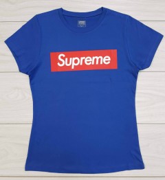 SUPREME Ladies T-Shirt (BLUE) (S - M - L - XL)