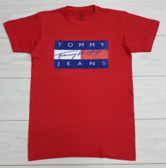 TOMMY - HILFIGER Mens T-Shirt (RED) (S - L)