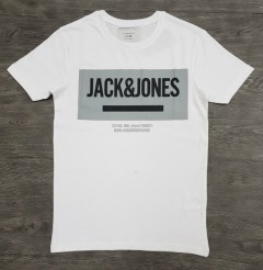 JACK JONES Mens T-Shirt (WHITE) (S - M - L - XL )