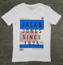 JACK JONES Mens T-Shirt (WHITE) (S - M - L - XL )