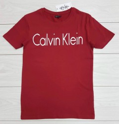 CALVIN KLEIN Mens T-Shirt (MAROON) (S - M - L - XL ) 