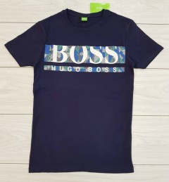 HUGO BOSS Mens T-Shirt (NAVY) (S - M - L - XL )