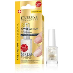 EVELINE Eveline Golden Shine Intensive Nail Conditioner 8 In 1 Total Action (Mos)