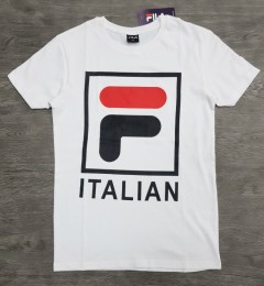 FILA Mens T-Shirt (WHITE) (S - M - L - XL )