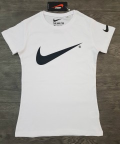 NIKE Ladies T-Shirt (WHITE) (S - M - L - XL)