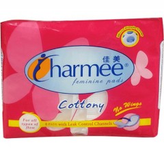 CHARMEE Charmee Sanitary Napkin For All Types Nonwing 8s (mos)