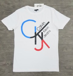 CALVIN KLEIN Mens T-Shirt (WHITE) (M - L - XL )