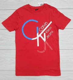 CALVIN KLEIN Mens T-Shirt (RED) (S - M - L - XL )