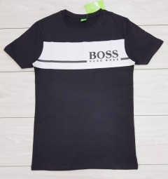 HUGO BOSS Mens T-Shirt (BLACK) (S - M - L - XL )