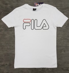 FILA Mens T-Shirt (WHITE) (S - M - L - XL )