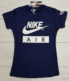 NIKE Ladies T-Shirt (NAVY) (S - M - L - XL)