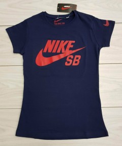 NIKE Ladies T-Shirt (NAVY) (S - M - L - XL)