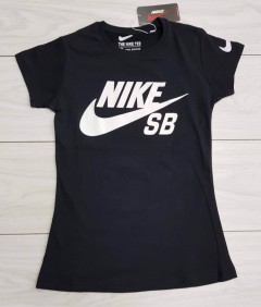NIKE Ladies T-Shirt (BLACK) (S - M - L - XL)