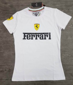 FERRARI Ladies T-Shirt (WHITE) (S - M - L - XL)