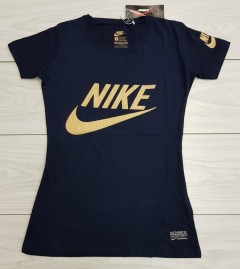 NIKE Ladies T-Shirt (NAVY) (S - M - L)