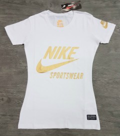 NIKE Ladies T-Shirt (WHITE) (S - M - L - XL)