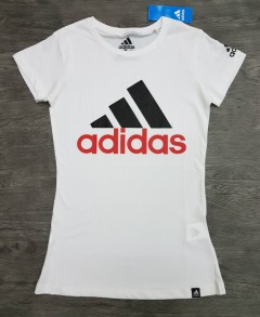 ADIDAS Ladies T-Shirt (WHITE) (S - M - L - XL)