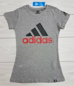 ADIDAS Ladies T-Shirt (GRAY) (S - M - L - XL)
