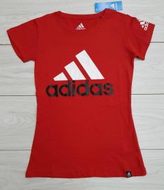 ADIDAS Ladies T-Shirt (RED) (S - M - L - XL)