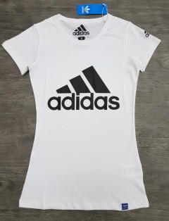 ADIDAS Ladies T-Shirt (WHITE) (S - M - XL)