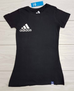 ADIDAS Ladies T-Shirt (BLACK) (S - M - L - XL)