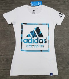 ADIDAS Ladies T-Shirt (WHITE) (M - L)