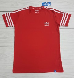 ADIDAS Mens T-Shirt (RED) (S - M - L - XL )