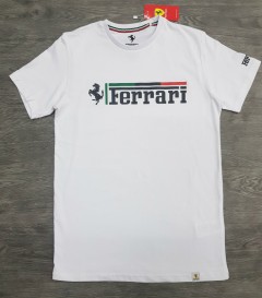 FERRARI Mens T-Shirt (WHITE) (S - M - L - XL )