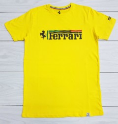 FERRARI Mens T-Shirt (YELLOW) (S - M - L - XL )